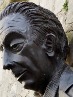 Statue du Passe Muraille during Montmartre Walking Tour