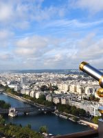 telescope on the top of the Eiffel Tower