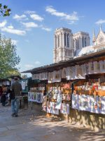 Walking near the Seine on Paris highlights tour