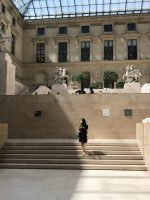 interior of the louvre for a self-guided tour