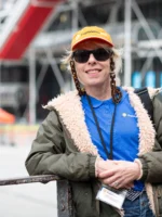 Tour guide during Le Marais walking tour in Paris