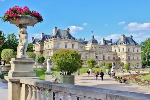 view of Luxembourg Gardens on Latin Quarter Walking Tour