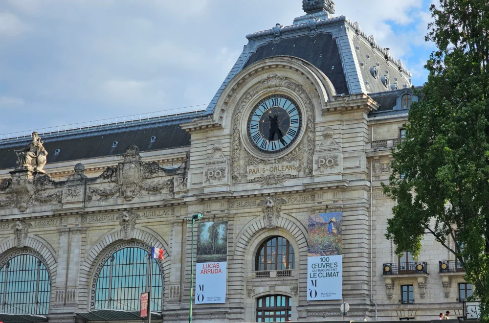 Close up of architecture during Seine River tour