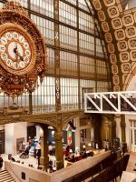 Musée d'Orsay foyer with historic clock on private guided tour