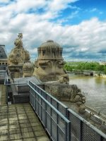 view from the Musée d'Orsay for Seine river walking tour