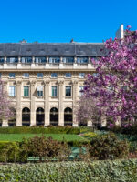 Jardin du Palais Royal in bloom on Paris walking tour