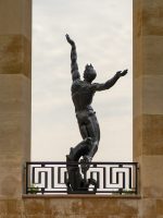 sculpture in honor of D-Day