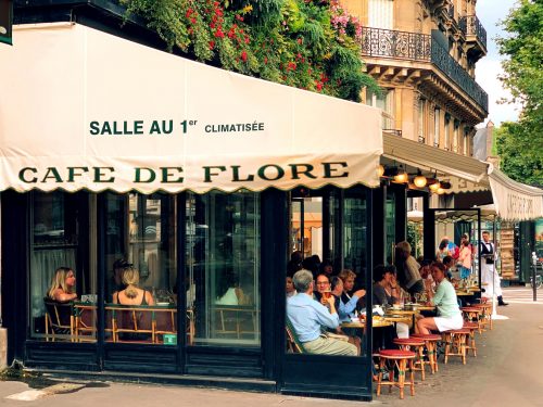 Café de Flore in Saint-Germain-des-Pres