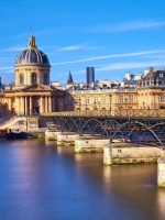 Pont des Arts bridge over the Seine leading to the Institut de France