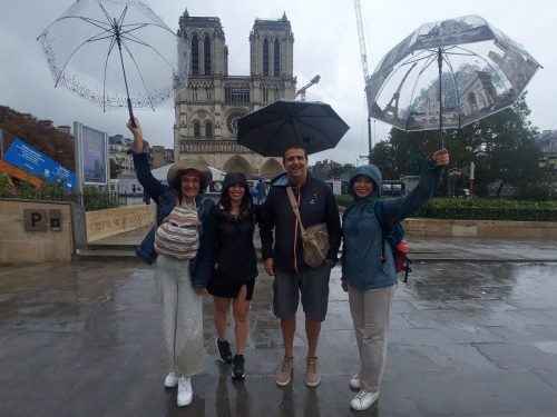 Notre Dame Outdoor Walking Tour With Crypt on Sep 12, 2023 with Adriana