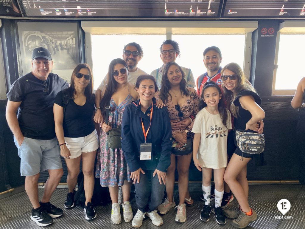 Group photo Eiffel Tower Guided Climb by Stairs on Sep 15, 2023 with Melanie