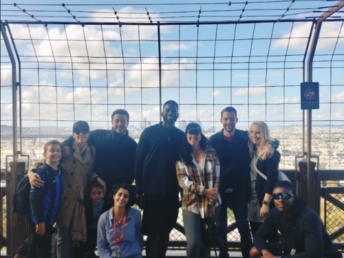 Eiffel Tower Guided Climb by Stairs on Oct 3, 2023 with Sania