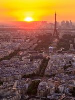 View from Montparnasse sunset