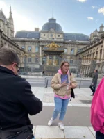 Paris ghost tour guide with guests