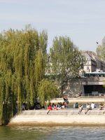 Square du Vert-Galant l'été à Paris