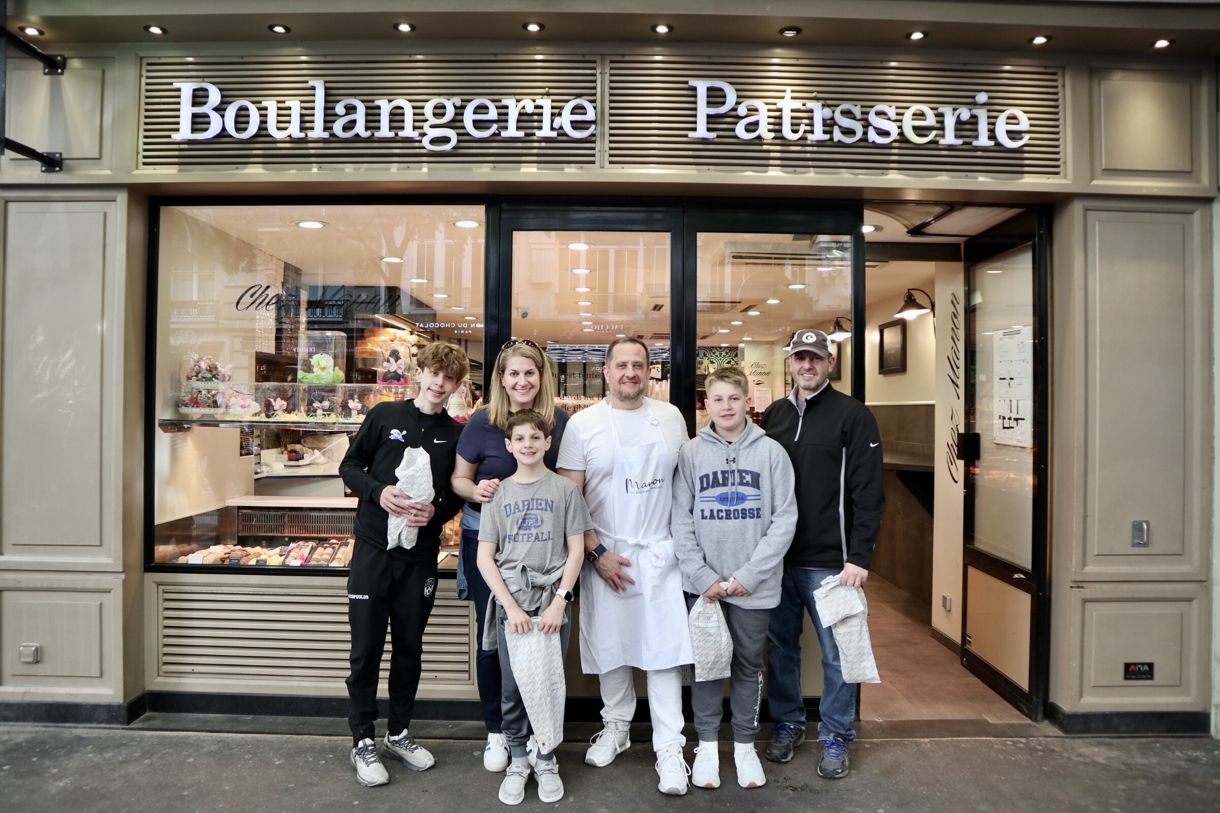 igor with family in front of bakery (1)