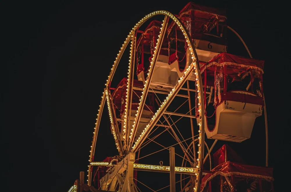 Close up of Ferris Wheel during private Paris guided tour