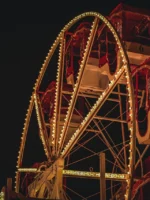 Close up of Ferris Wheel during private Paris guided tour