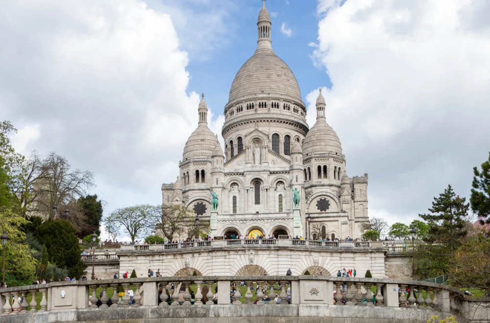 View of Sacré-Cœur Basilica during Paris private guided tour