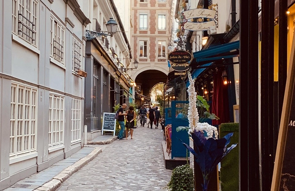 View of street in Latin Quarter during Private Paris guided tour