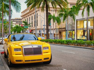 Rolls-Royce Phantom in Beverly Hills Los Angeles California USA