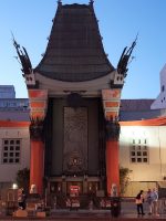 TCL Chinese Theatre at night in Hollywood