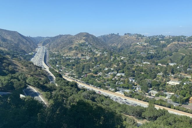Views on the Getty to Griffith Observatory tour