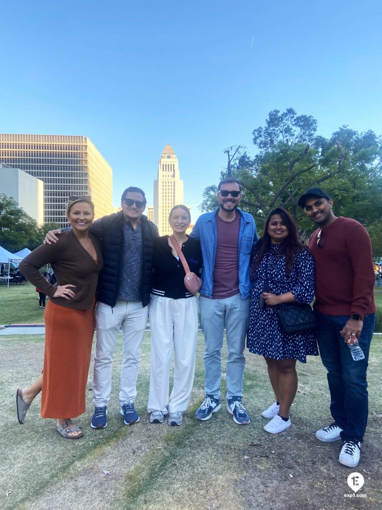 Group photo Downtown LA Food and Culture Tour on 12 November 2022 with Paul
