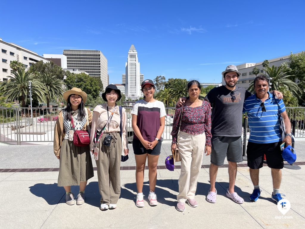 Group photo Downtown LA Food and Culture Tour on Jul 14, 2023 with Paul