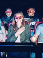 Visitors enjoying the Marvel 4D experience at Madame Tussauds