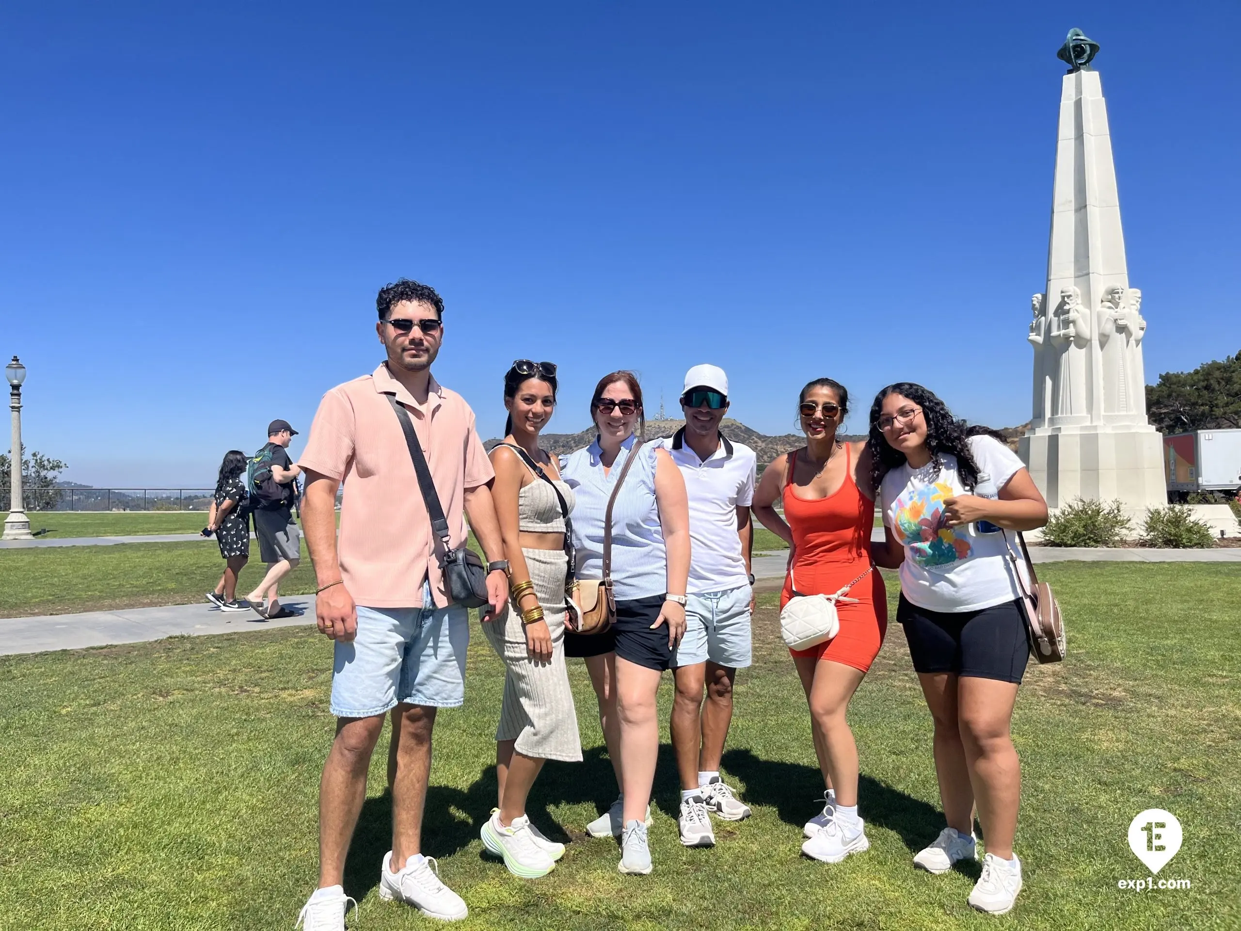 Group photo during Griffith Observatory Insider Tour