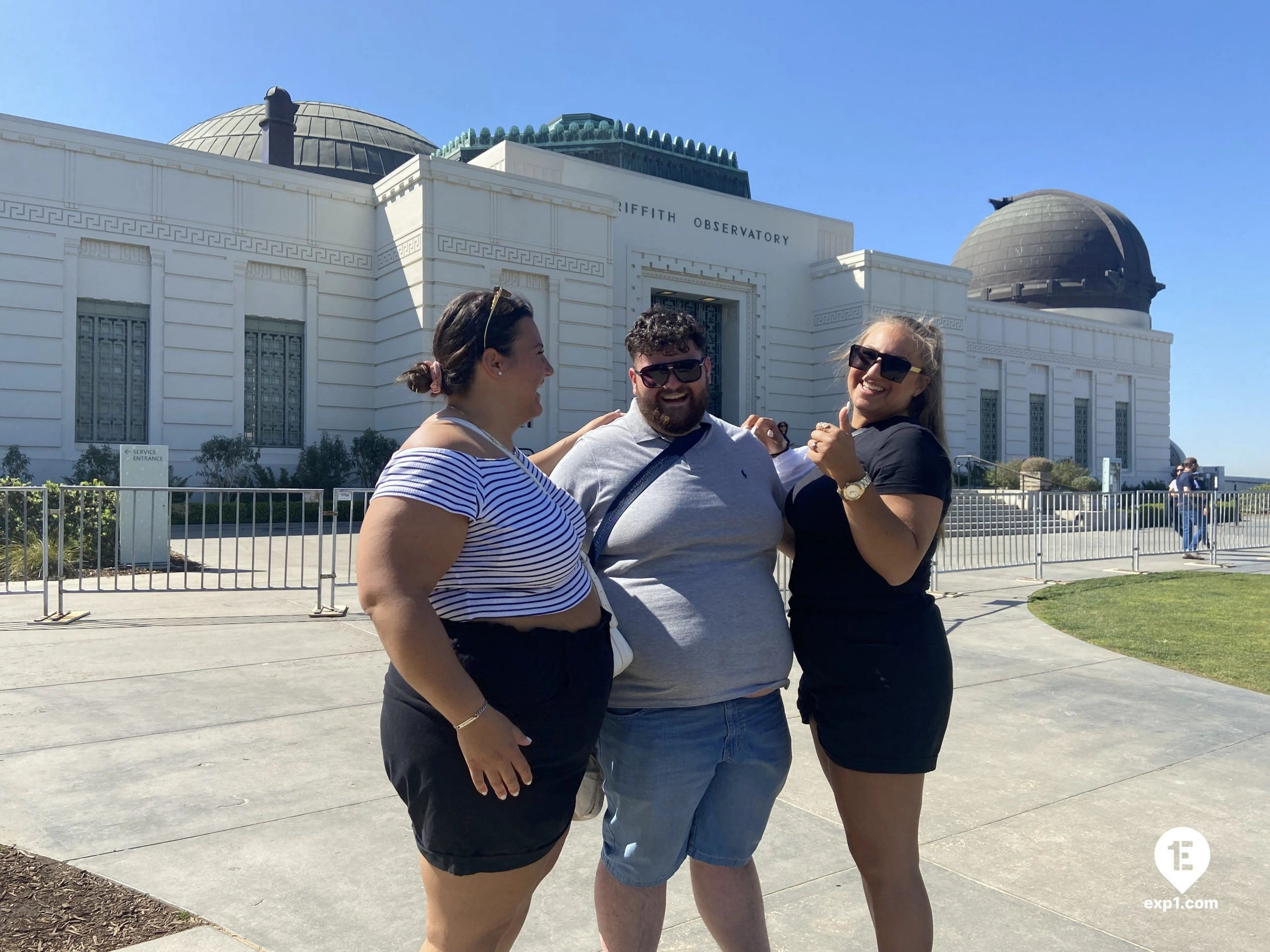 Group photo during Griffith Observatory Insider Tour