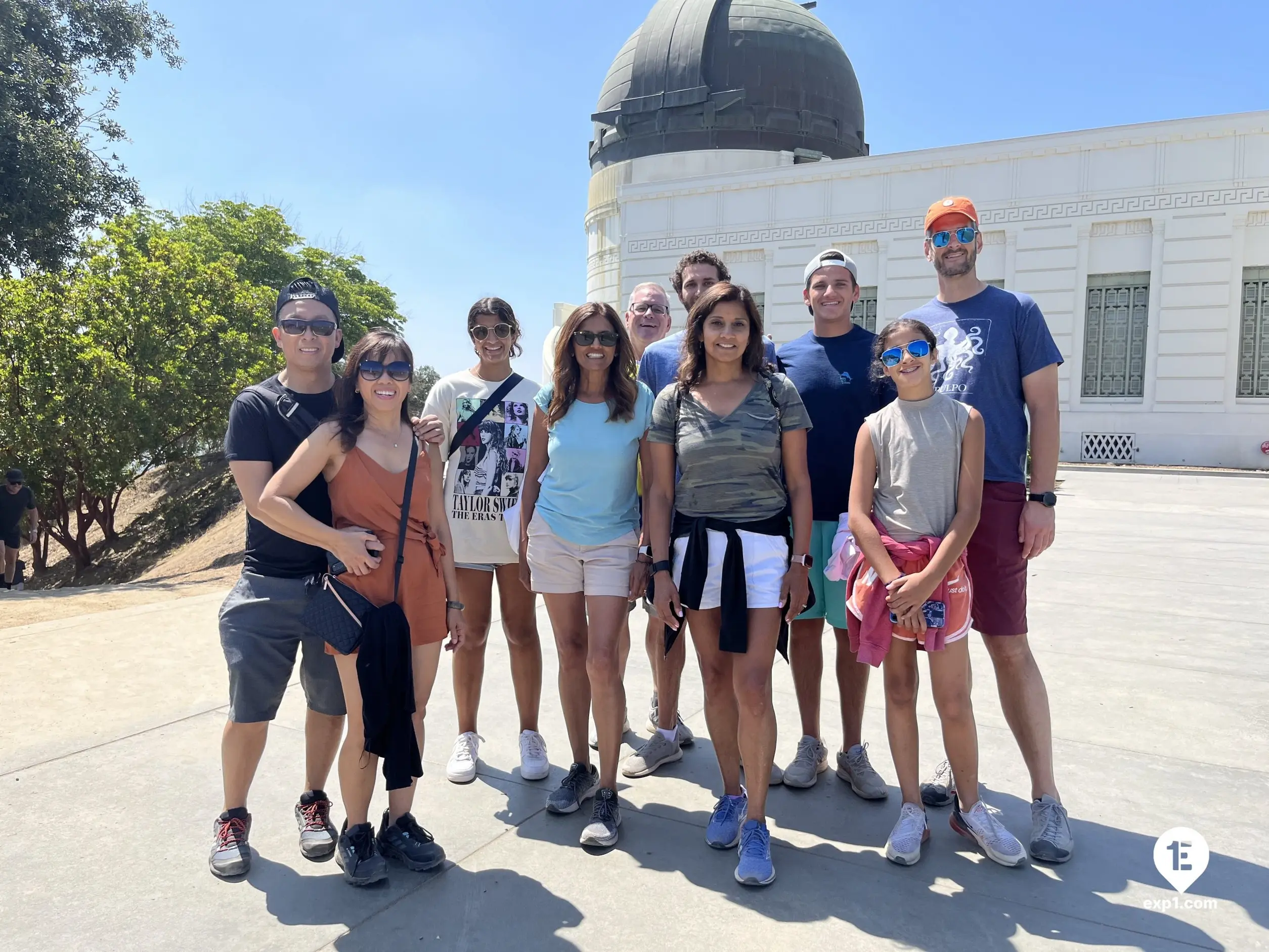 Group photo during Griffith Observatory Insider Tour