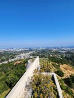 Landscape view of Los Angeles and Culver city during Getty Center Walking Tour