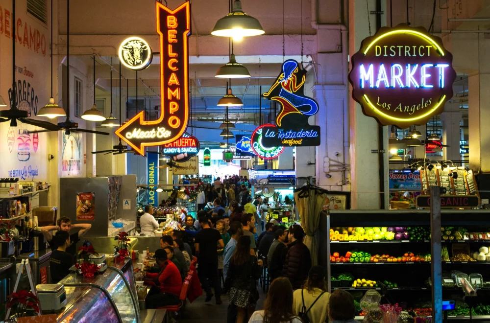 Grand Central Market in Los Angeles
