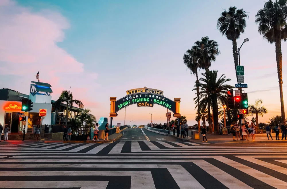 Santa Monica Pier Entrance