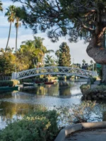 Venice Beach canals during private Los Angeles guided tour