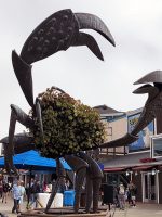 Pier 39 Crab Sculpture in SF