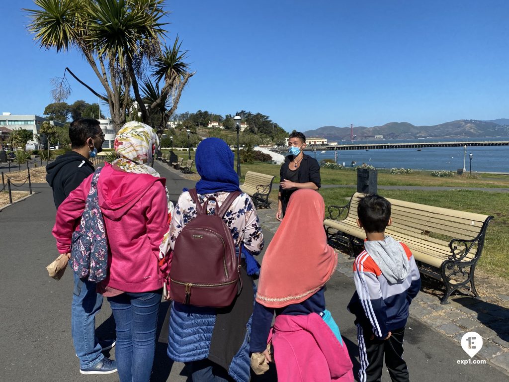 Group photo Fishermans Wharf Tour on 30 May 2021 with Dara