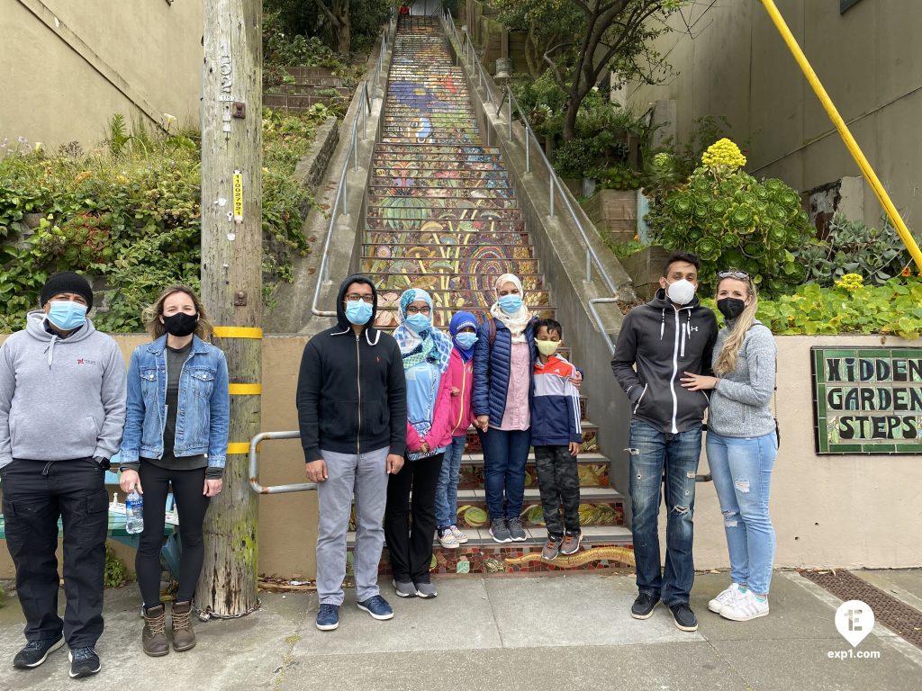 Group photo Hidden Gardens Tour on 4 June 2021 with Dara