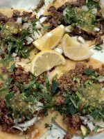 Tacos on Mexican food tour in the Mission