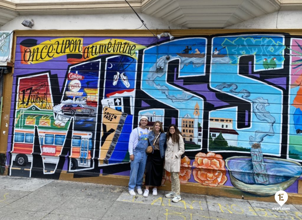 Group photo Mission District Food and Culture Tour on 2 July 2022 with Eric