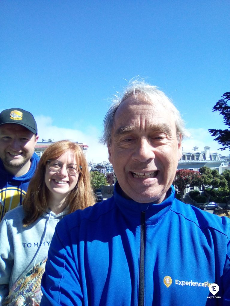 Group photo The Painted Ladies and Victorian Homes of Alamo Square Tour on Jul 30, 2023 with John