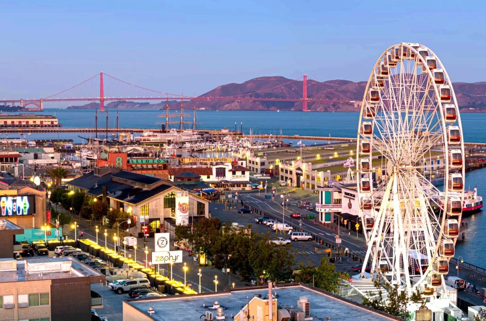 SkyStar observation wheel at Fisherman's Wharf