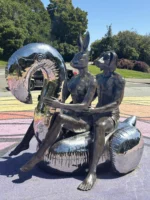 Sculpture on JFK Promenande on Golden Gate Park tour