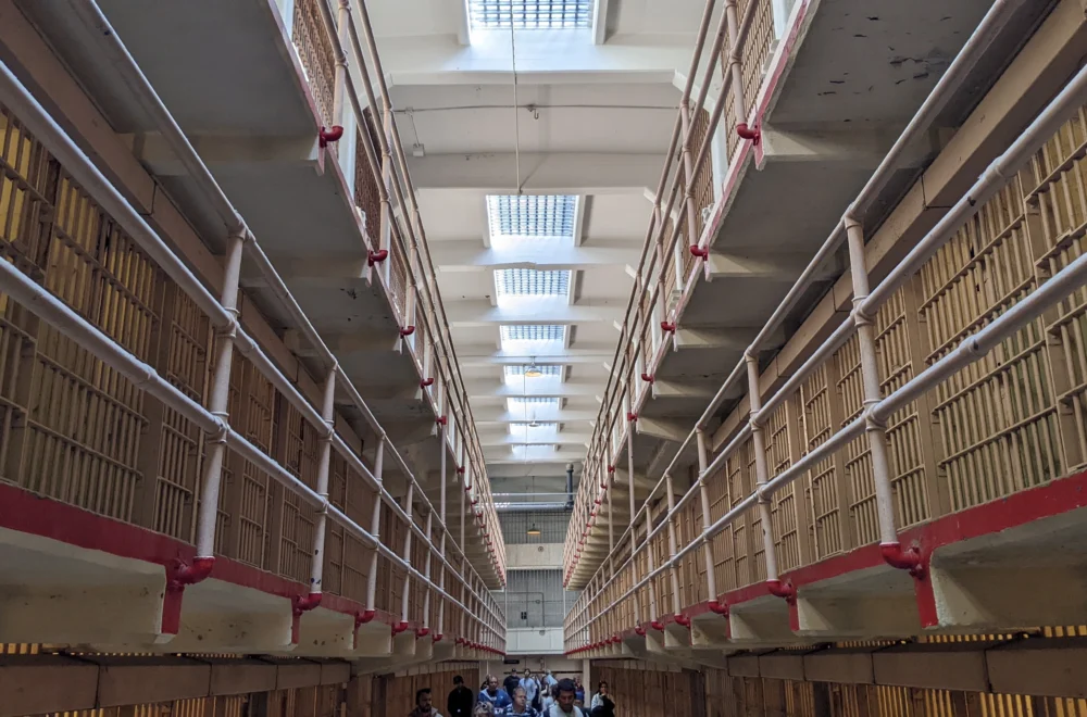 View of cells during Fishermans Wharf and Alcatraz Island tour