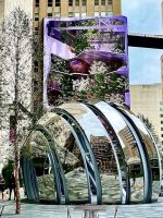 Free public art in Dallas including a sculpture and mural