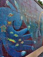 Mural on a Dallas walking tour