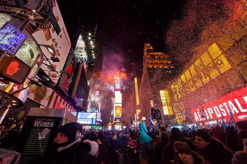 New Years Eve in Times Square NYC