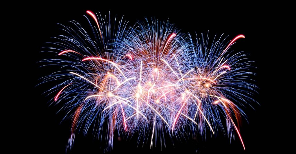 fireworks for Fourth of July in NYC